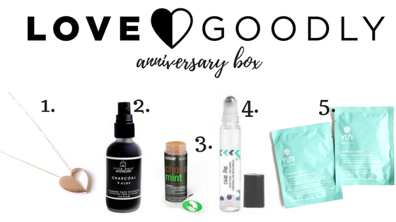 Love Goodly anniversary box